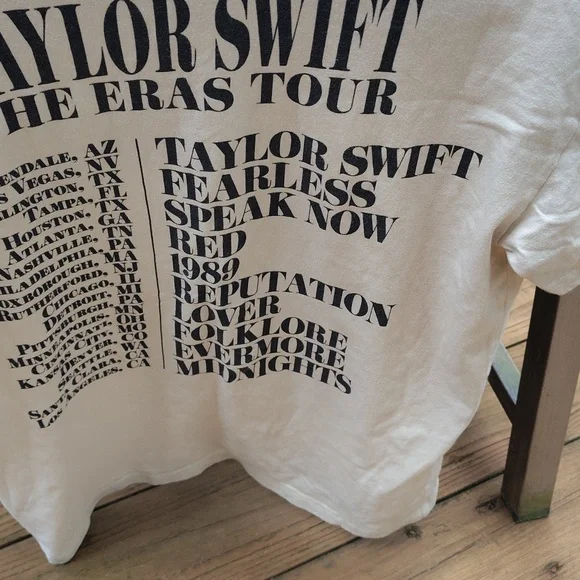 Taylor Swift THE ERAS TOUR Tee Shirt Size S - Picture 8 of 9